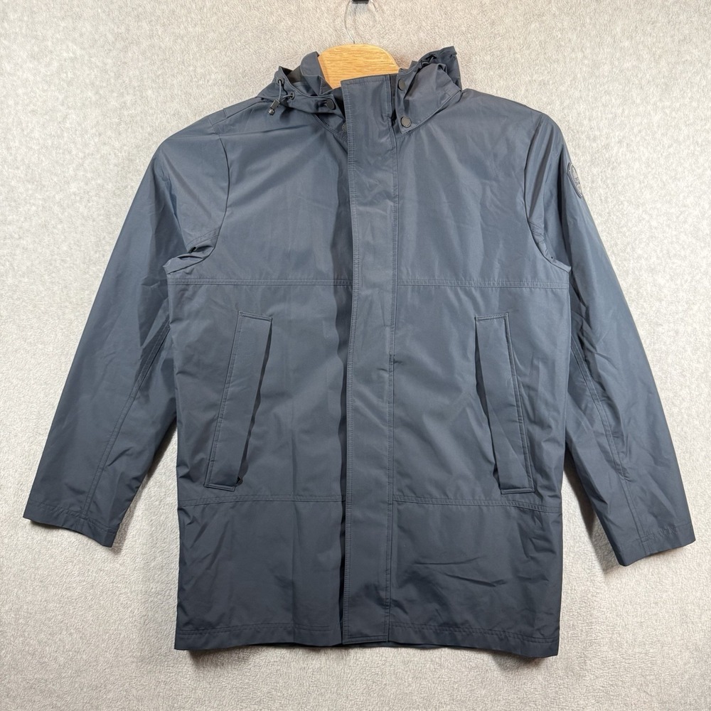 PAJAR CANADA Men's ALTAIR Navy Hooded Rain Jacket Parka Rain Repellent NWOT $439